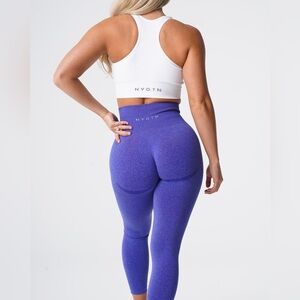 NVGTN Electric Blue Contour Seamless Leggings
